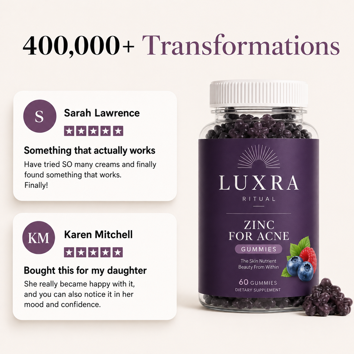 LUXRA Acne Gummies