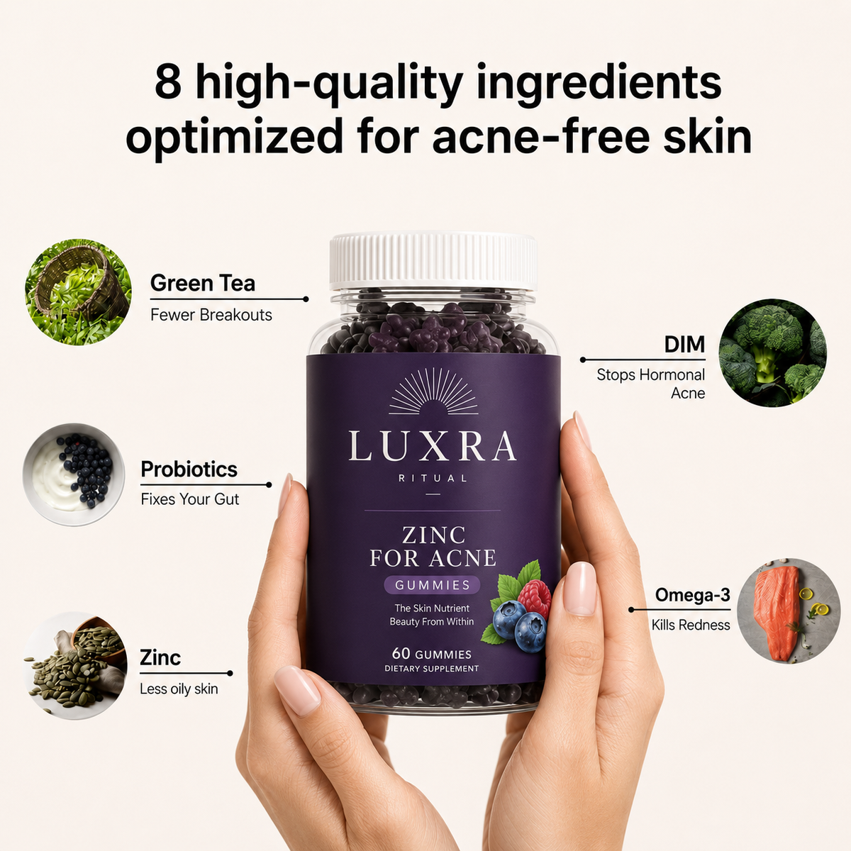 LUXRA Acne Gummies